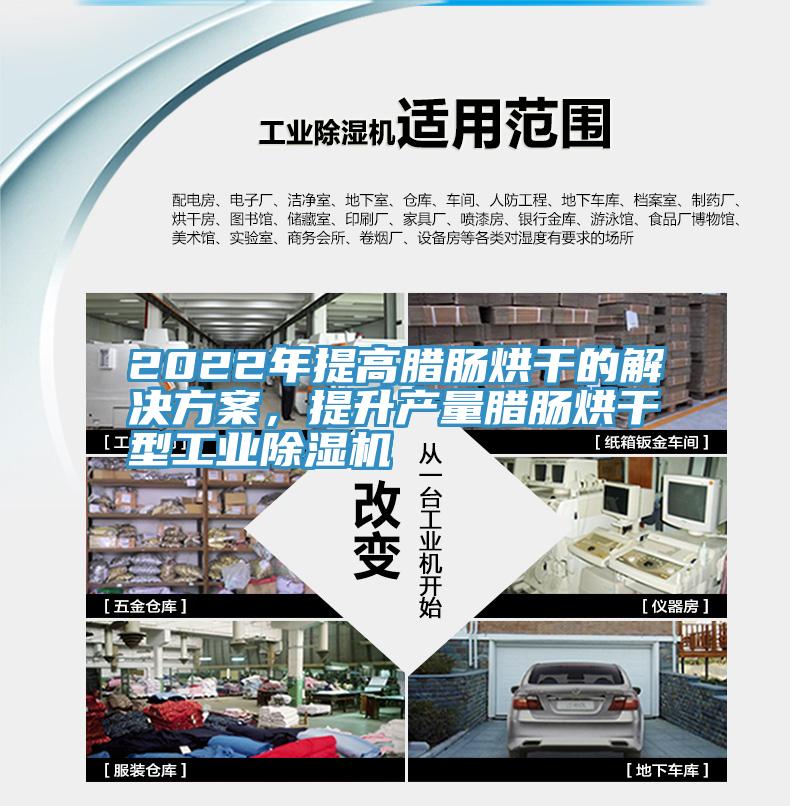 2022年提高臘腸烘干的解決方案，提升產(chǎn)量臘腸烘干型工業(yè)除濕機(jī)