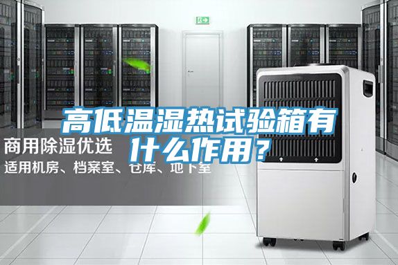 高低溫濕熱試驗(yàn)箱有什么作用？