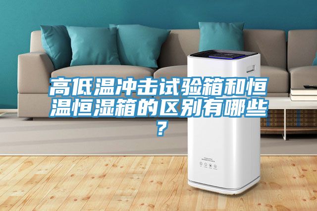 高低溫沖擊試驗(yàn)箱和恒溫恒濕箱的區(qū)別有哪些？