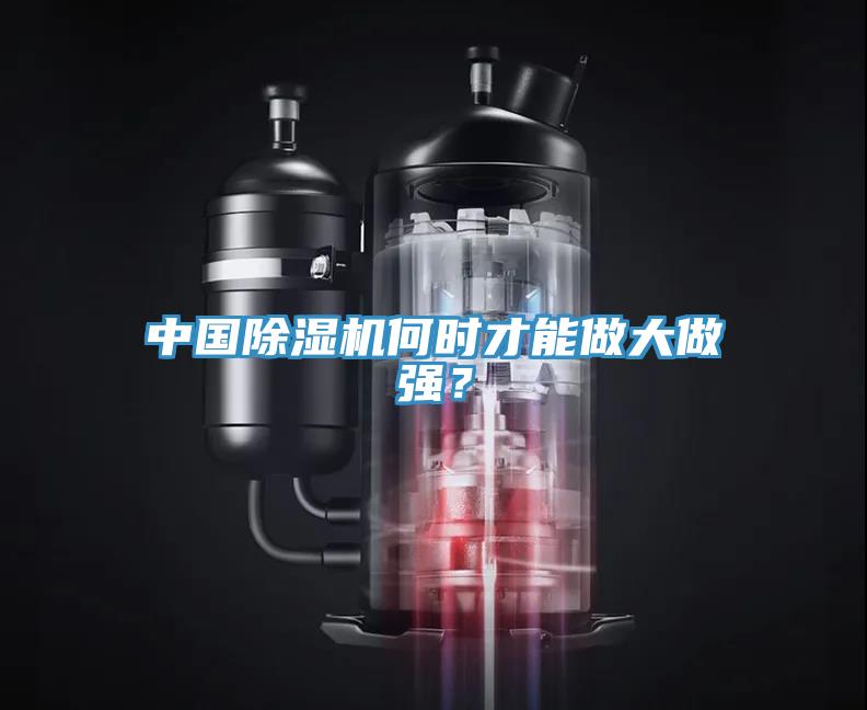 中國除濕機(jī)何時(shí)才能做大做強(qiáng)？