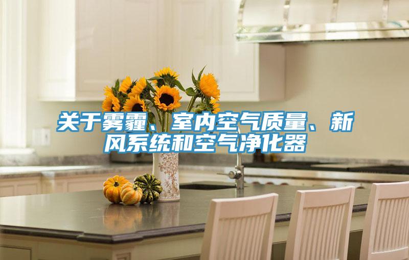 關(guān)于霧霾、室內(nèi)空氣質(zhì)量、新風(fēng)系統(tǒng)和空氣凈化器
