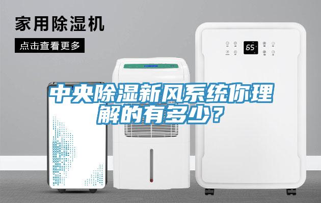 中央除濕新風(fēng)系統(tǒng)你理解的有多少？