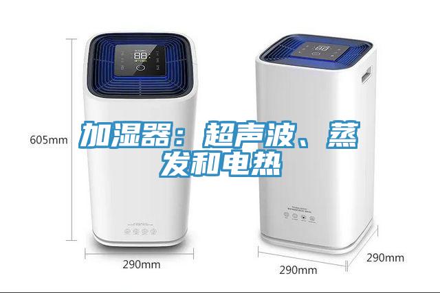 加濕器：超聲波、蒸發(fā)和電熱
