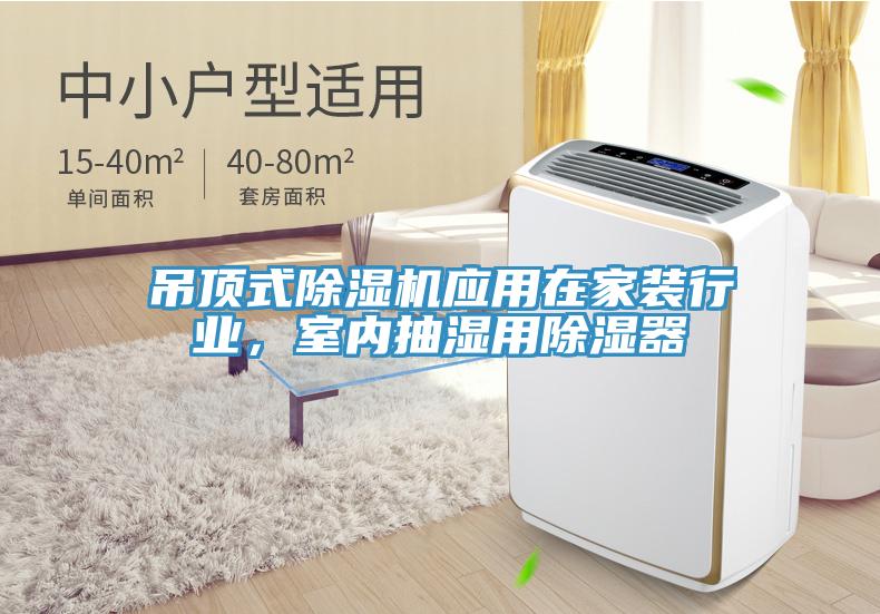 吊頂式除濕機應用在家裝行業(yè)，室內抽濕用除濕器