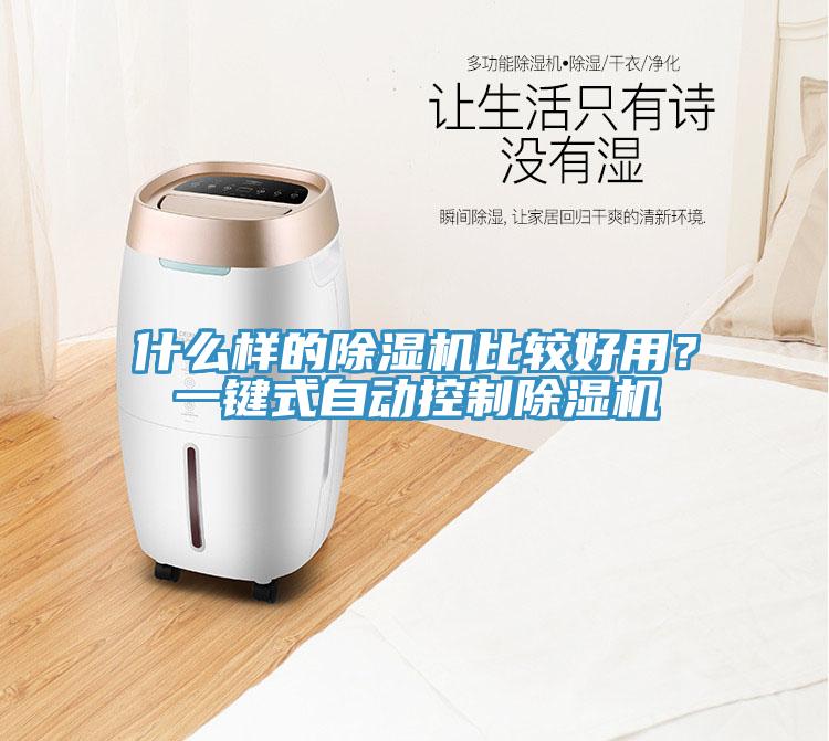 什么樣的除濕機比較好用？一鍵式自動控制除濕機