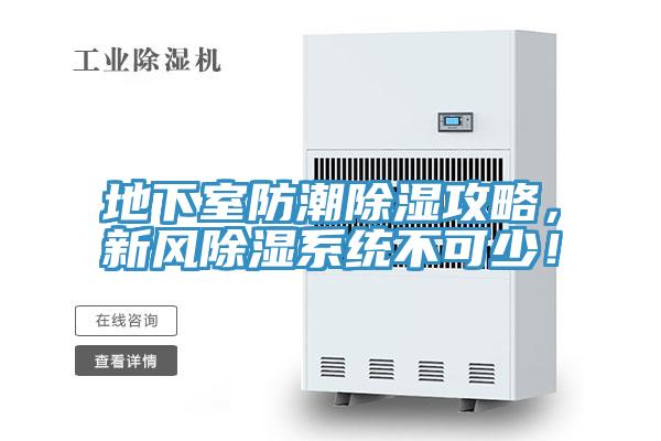 地下室防潮除濕攻略，新風(fēng)除濕系統(tǒng)不可少！